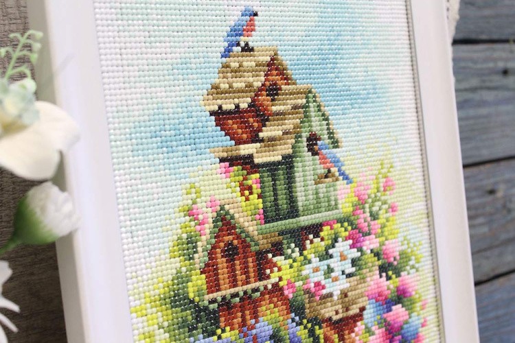 Алмазная вышивка «Весёлые соседи» — картинка 4