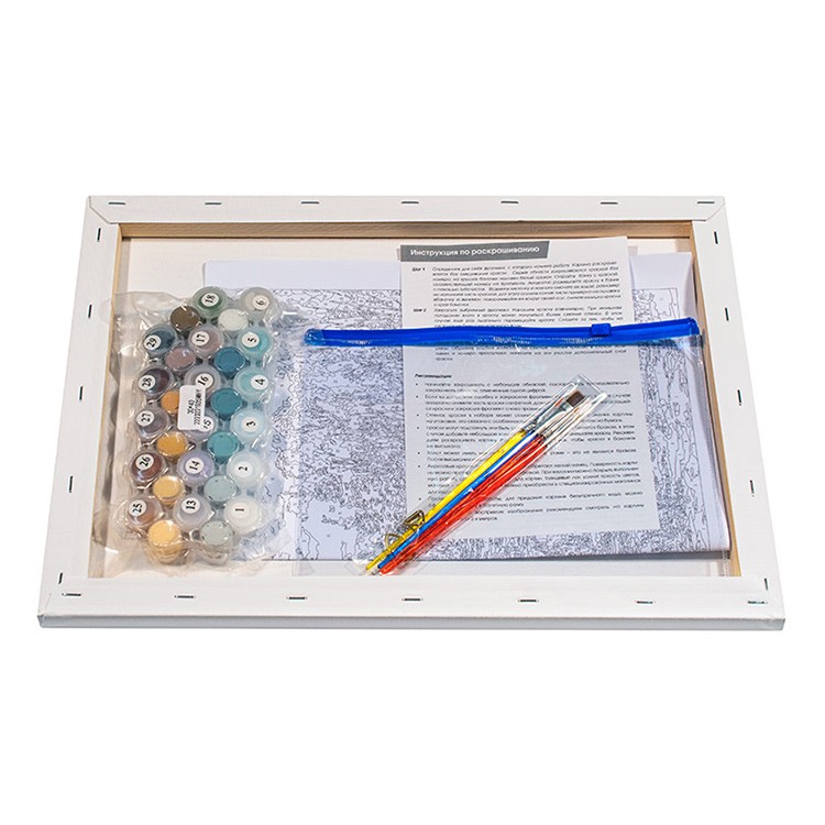 Картина по номерам «На берегу Черного моря» — картинка 3