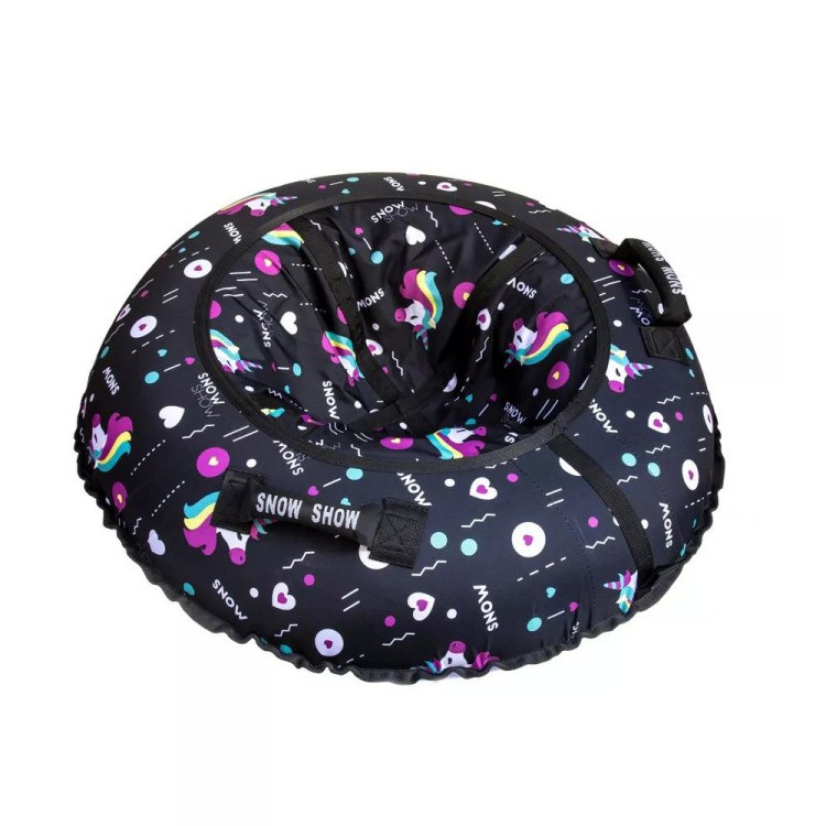 Детская зимняя ватрушка тюбинг для катания 105 см — картинка 5