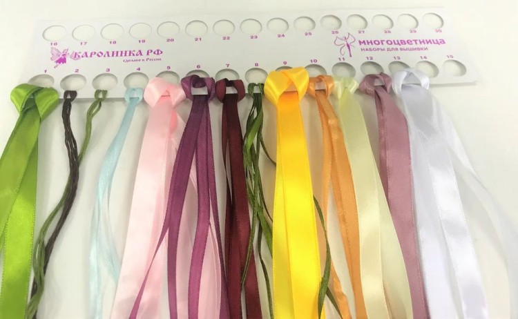 Вышивка лентами «Кокетка» — картинка 8