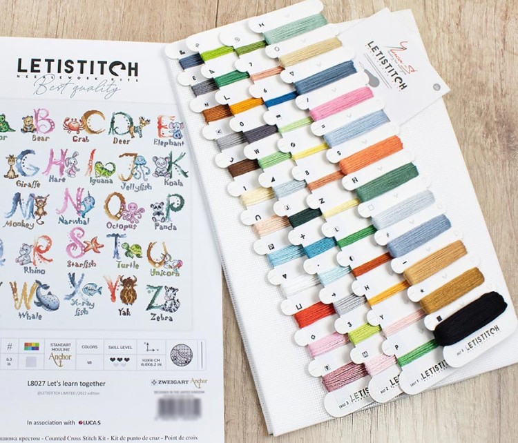 Набор для вышивания «Давайте учиться вместе» — картинка 7