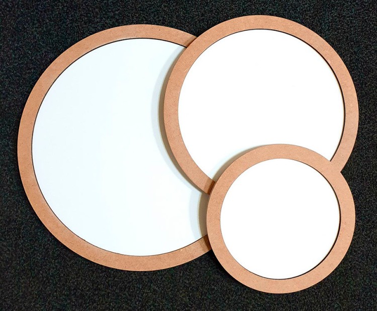 Универсальная двусторонняя основа для картины с усилением 0,5 см, d 100 см, ResinArt — картинка 3