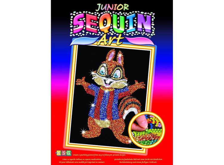 Мозаика из пайеток «Бурундучок» — картинка 2