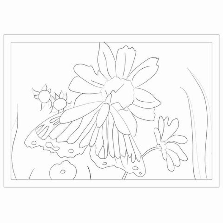 Бумага для акварели с эскизом, А4, 10 л., 200 г/м2, BRAUBERG — картинка 9