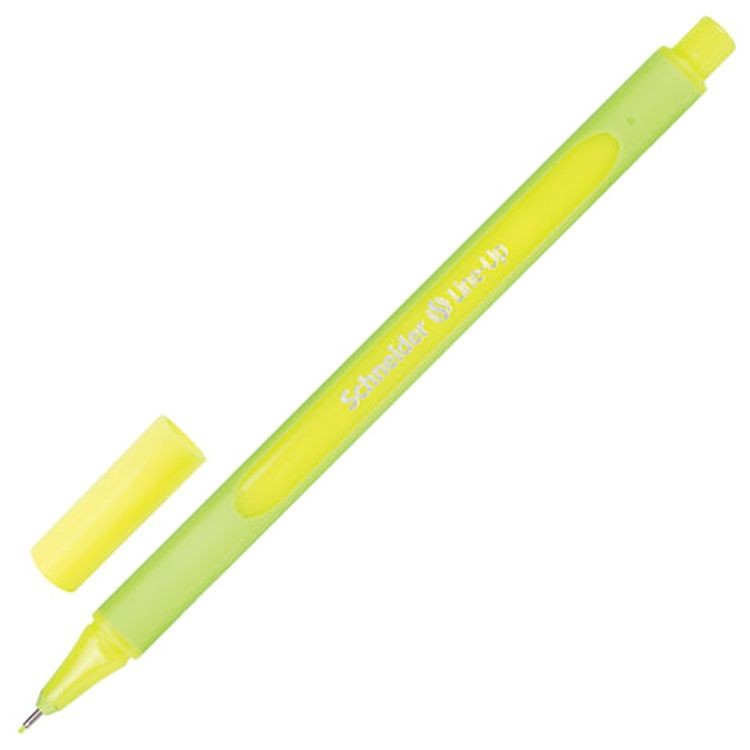 Ручка капиллярная (линер) SCHNEIDER «Line-up», неоново-желтая