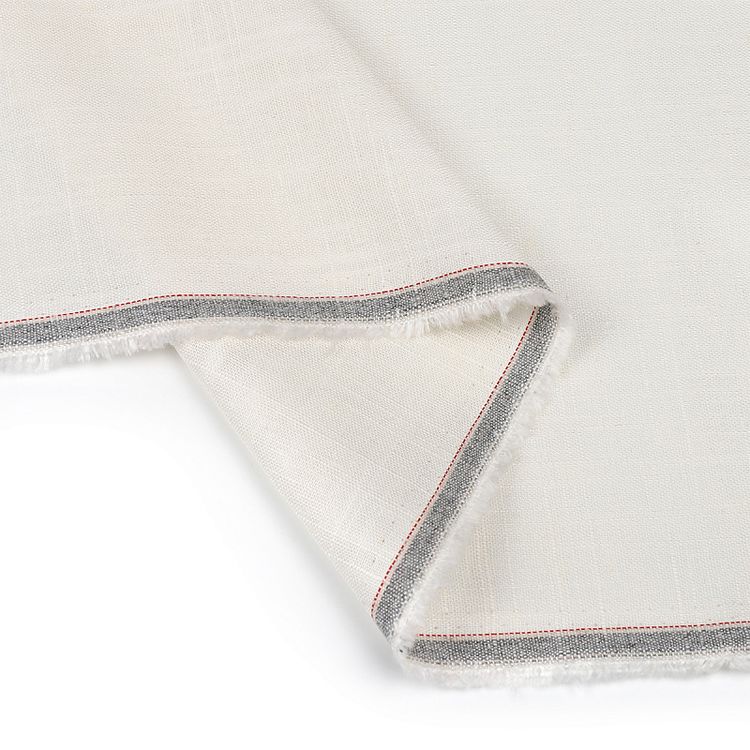 Ткань льняная, 1 м x 140 см, 190 г/м², цвет: экрю, TBY — картинка 4