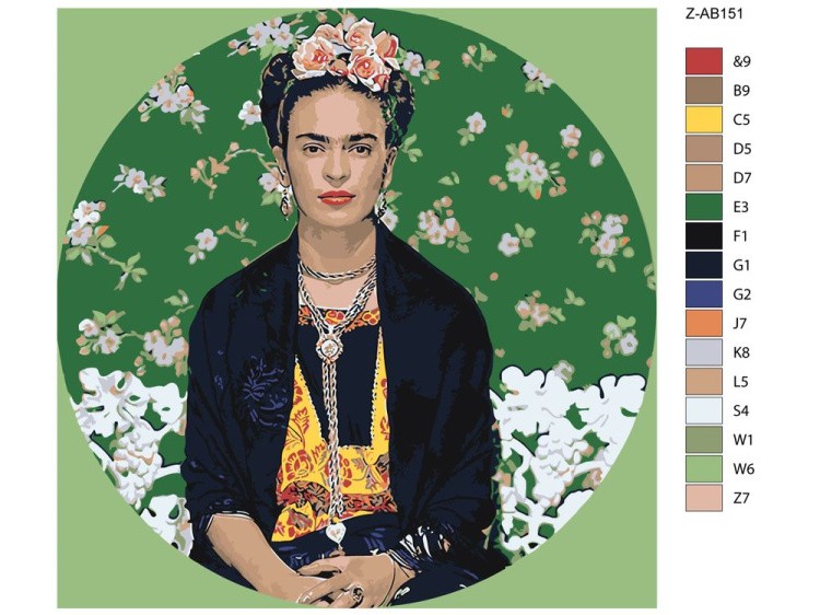 Картина по номерам «Созревшие цветы» — картинка 2