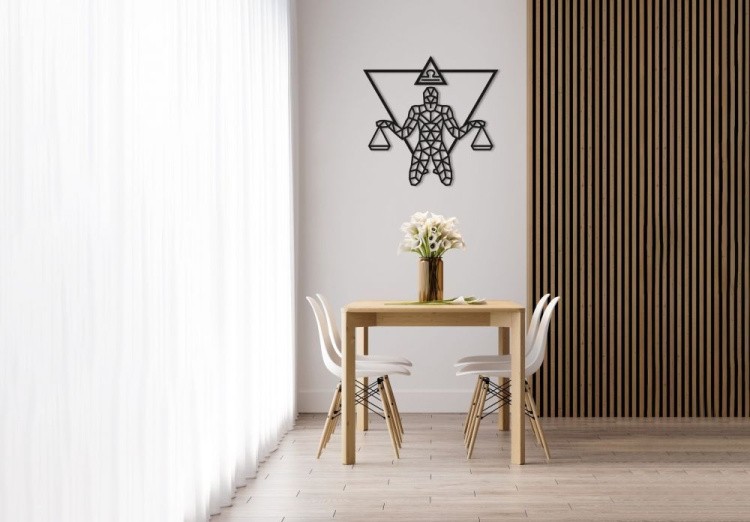 Деревянный интерьерный пазл, панно «Весы», EWA Design — картинка 4