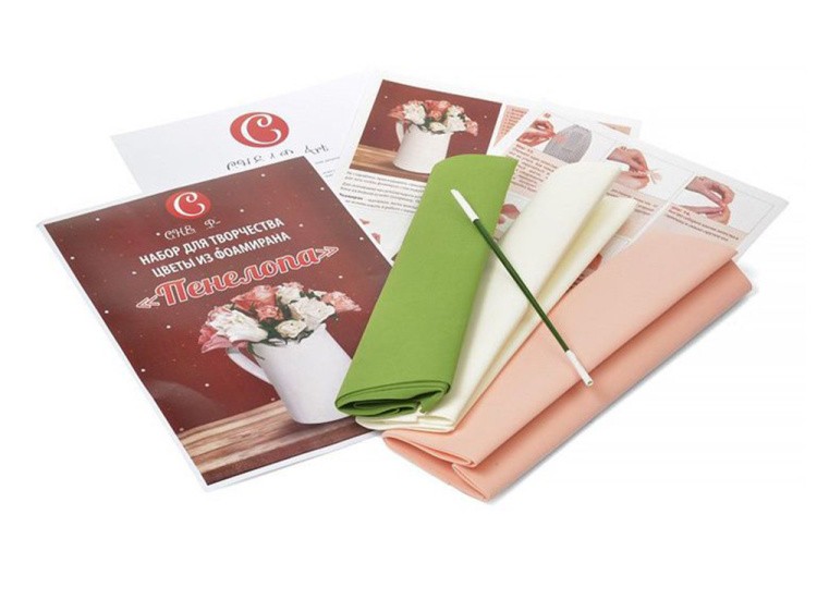 Набор фоамирана «Пенелопа. Бутонные розы» — картинка 2