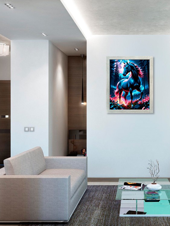 Картина по номерам «Новая луна» — картинка 9