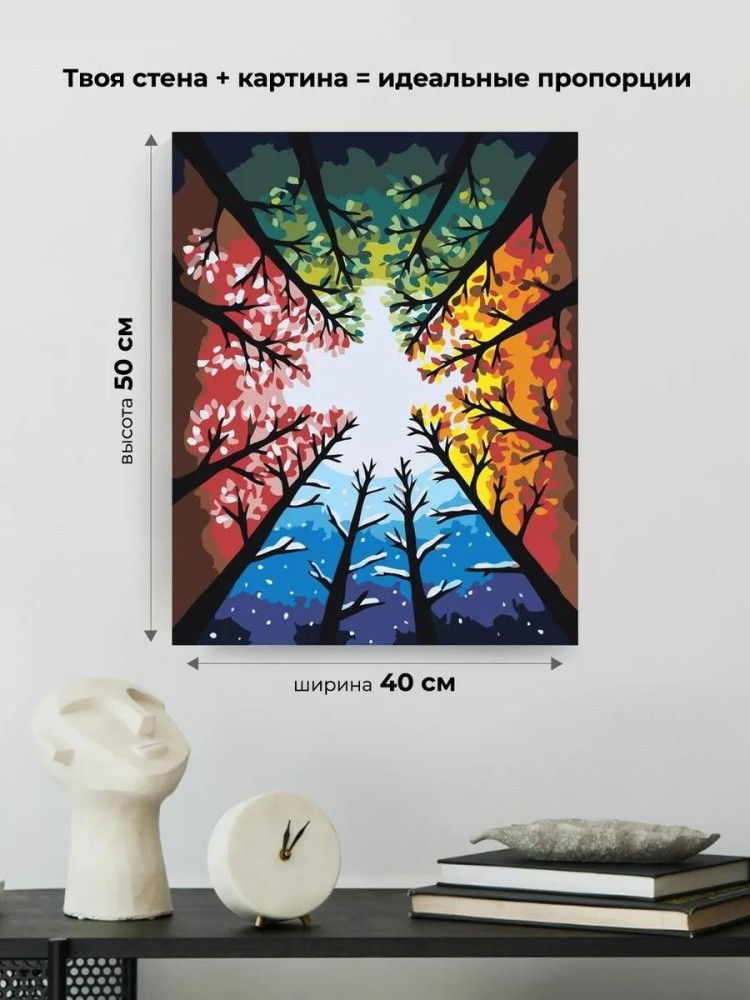 Картина по номерам «Двенадцать месяцев» — картинка 3