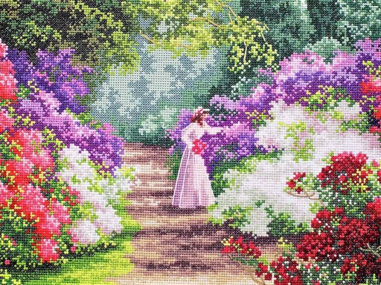 Набор для вышивания «Цветочная радуга» — картинка 4