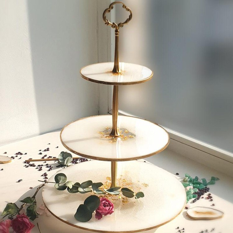 Фурнитура для фруктовницы (под покраску жидкой поталью), ResinArt — картинка 2