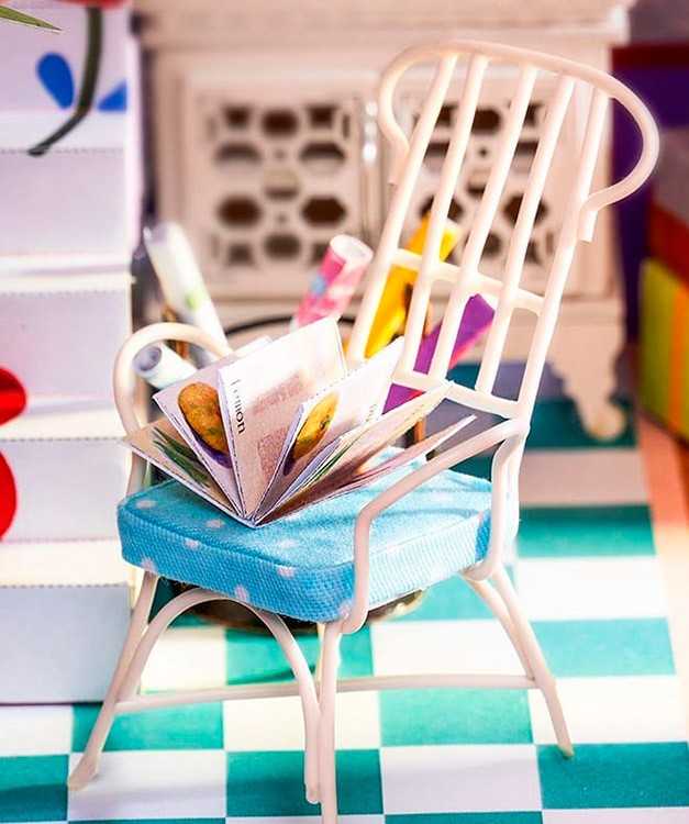 Набор для создания миниатюры (румбокс) «Цветочная лоджия» — картинка 4