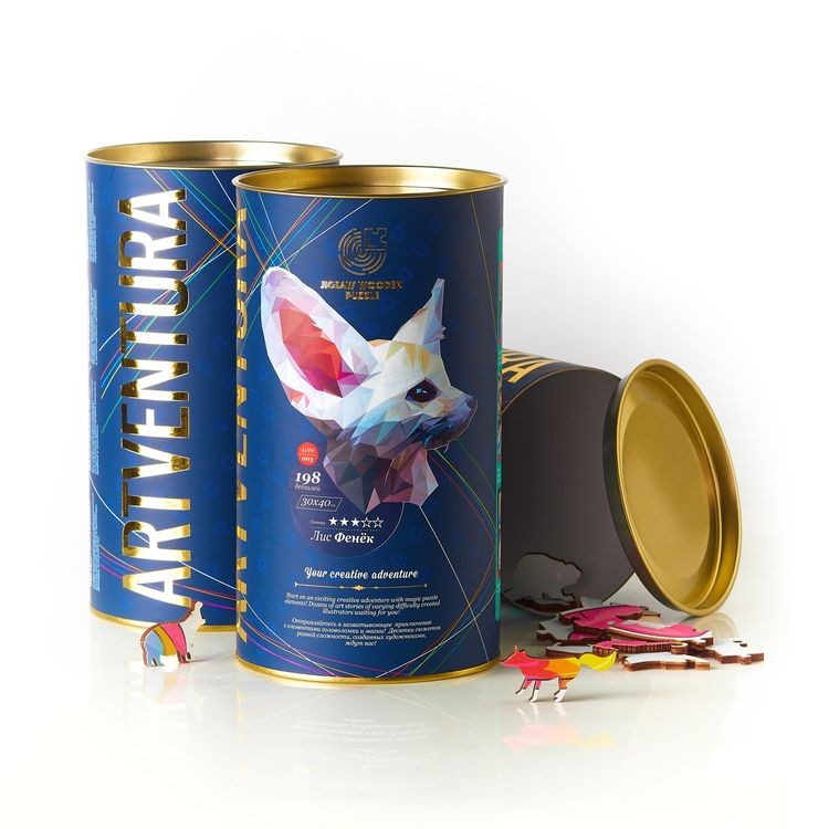 Деревянные пазлы Артвентура «Лис Фенёк» — картинка 4