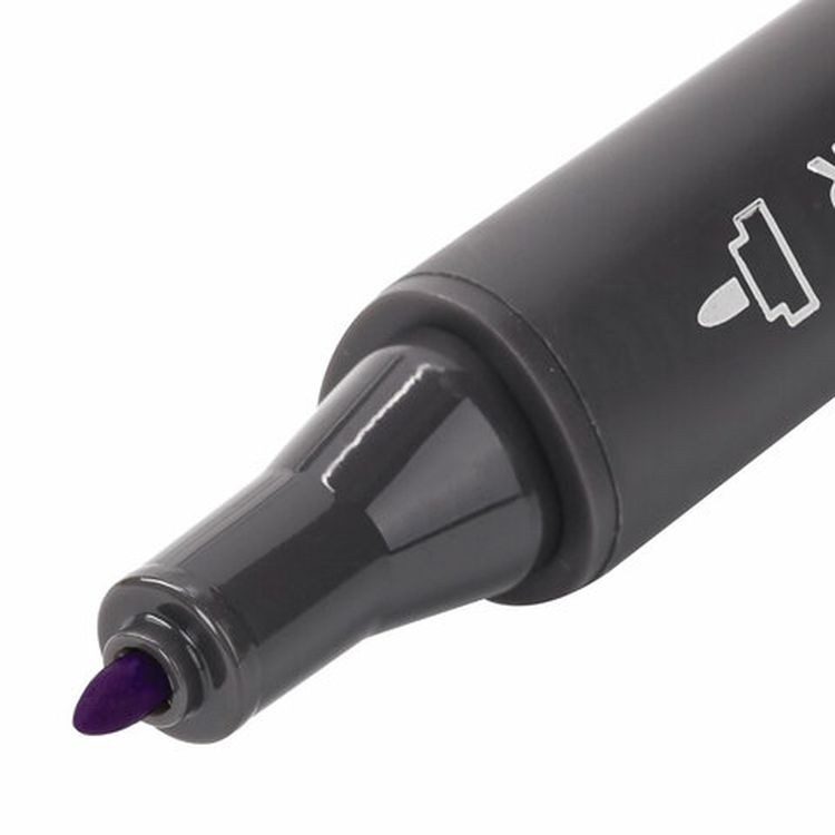 Маркер для скетчинга двусторонний 1 мм - 6 мм BRAUBERG ART CLASSIC, цвет: фиолетовый — картинка 5