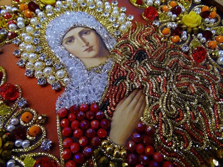 Набор вышивки хрустальными камнями «Святая Татьяна» — картинка 6