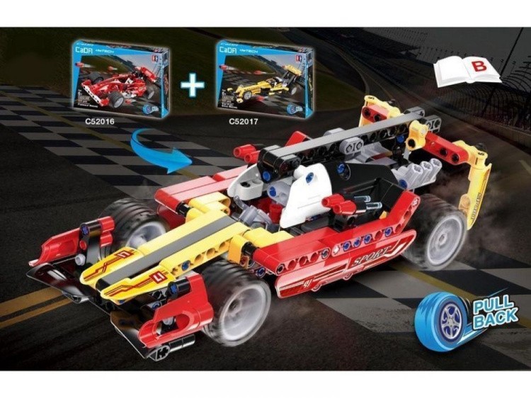 Инерционный конструктор «Драгстер», 151 деталь — картинка 3