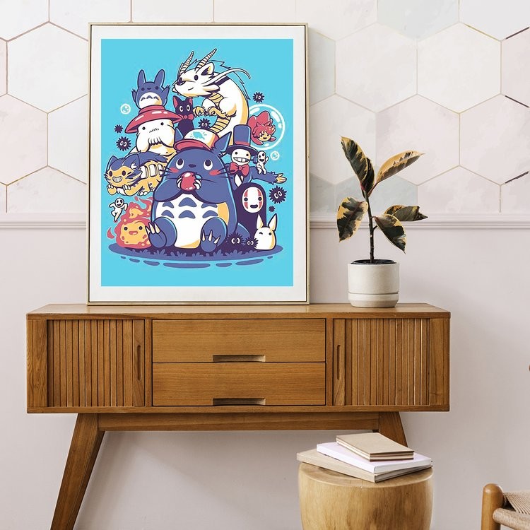 Картина по номерам «Вселенная Миядзаки» — картинка 4