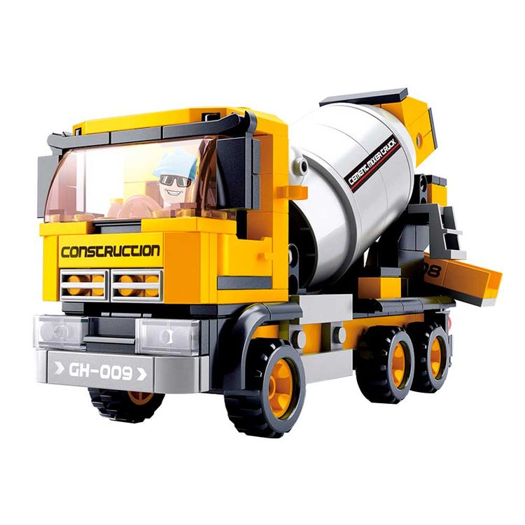 Конструктор «Строительная техника.Бетономешалка», 296 деталей — картинка 2