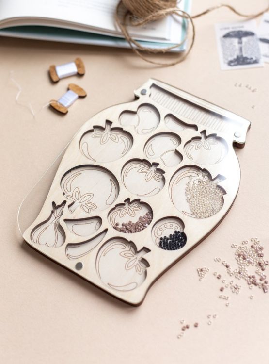 Органайзер для бисера с крышкой «Баночка солений» — картинка 3