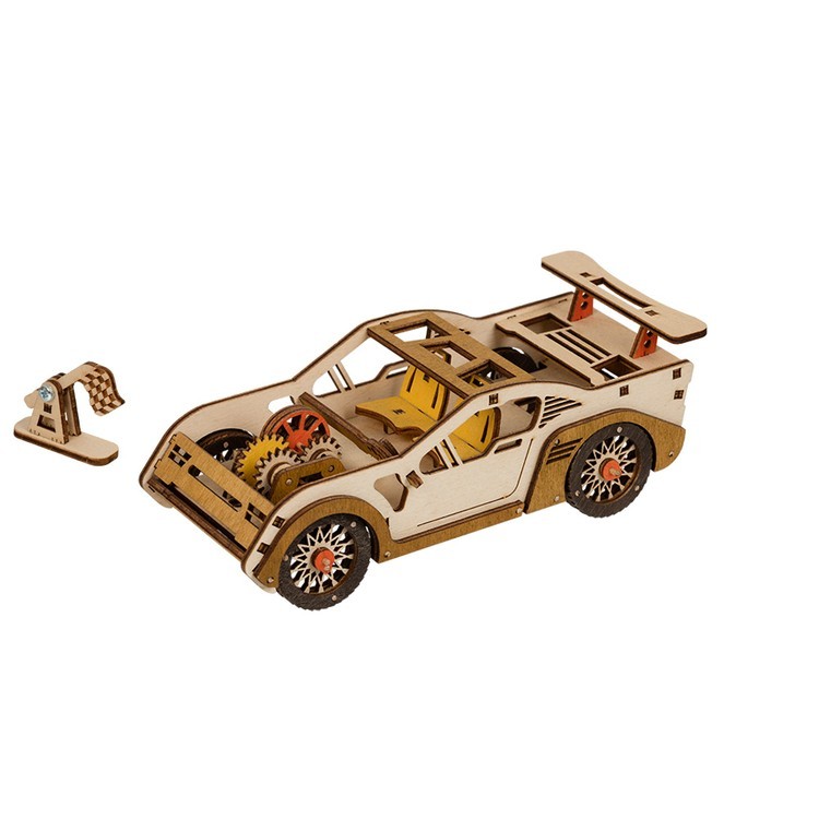 3D-пазл Виртуальный спорткар, серия «Спортивные машины», 69 элементов, REZARK