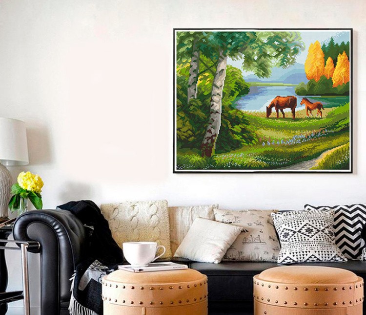 Алмазная вышивка «Русское поле» — картинка 3