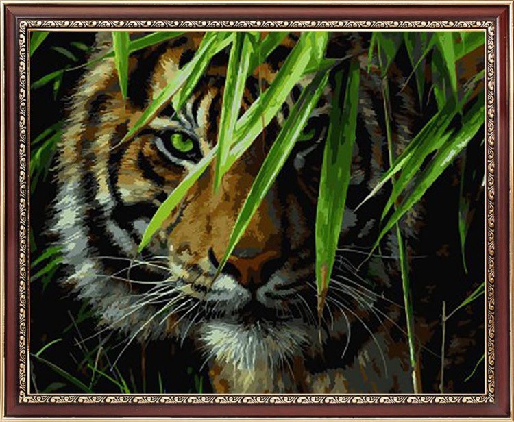 Картина по номерам «Изумрудный лес» — картинка 3