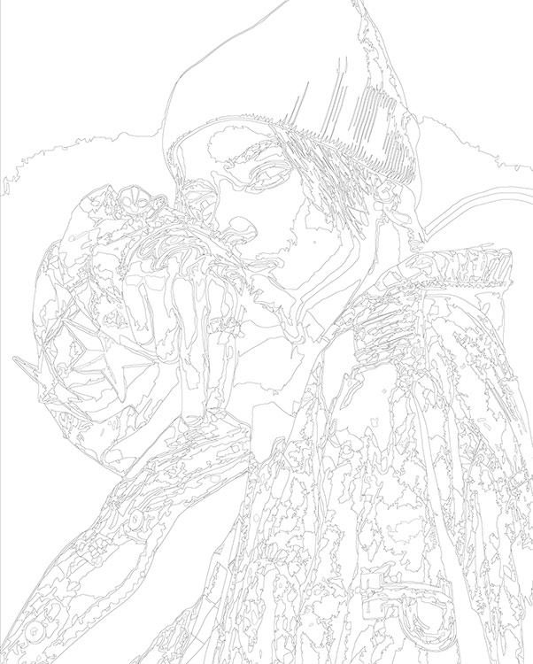 Картина по номерам «Блогер и музыкант Егор Шип 40x50» — картинка 3