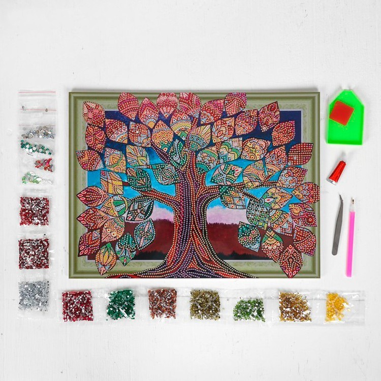 Алмазная вышивка 5D «Дерево счастья» — картинка 2