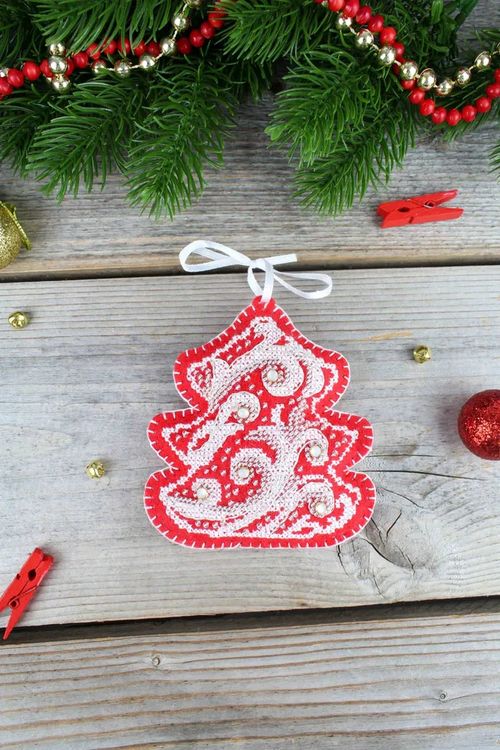 Набор для вышивания «Морозные узоры. Ёлочка» — картинка 4