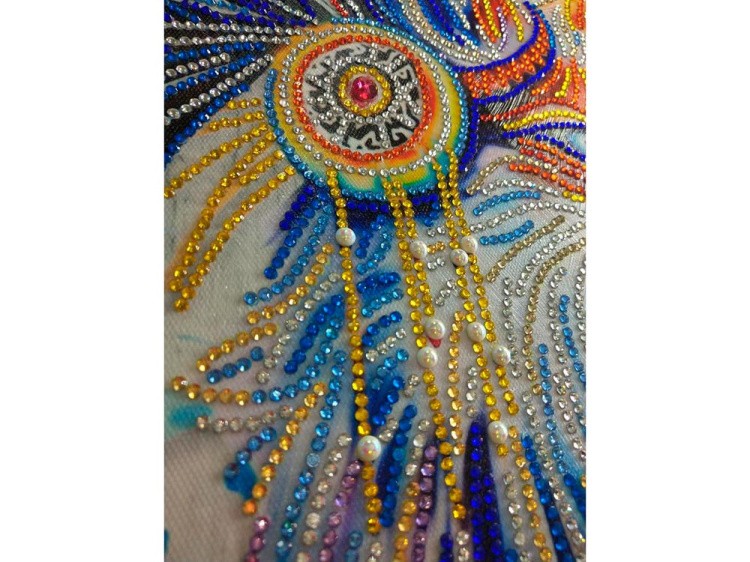 Алмазная вышивка 5D «Звездная лиса» — картинка 3