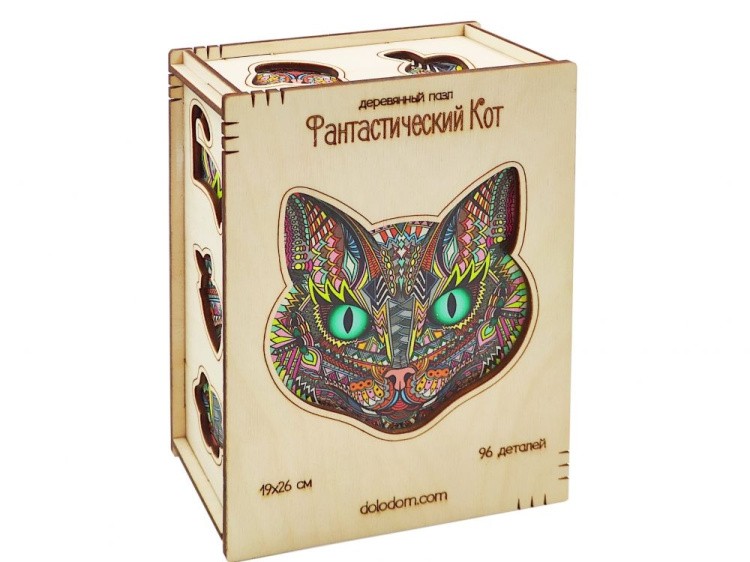Деревянные пазлы Happycon «Фантастический Кот» — картинка 3