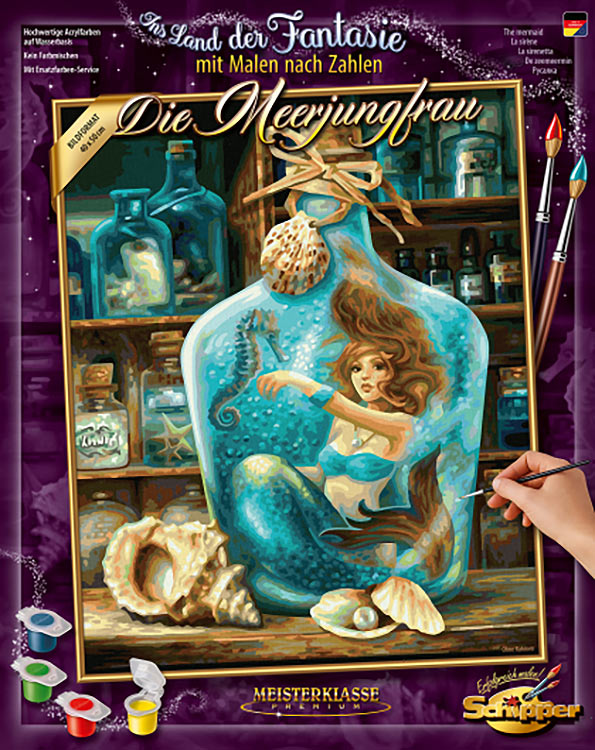 Картина по номерам «Русалка» — картинка 2