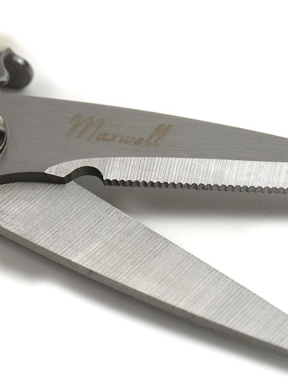 Секатор Maxwell прямое лезвие, 80/210 мм, ручки желтый пластик — картинка 11