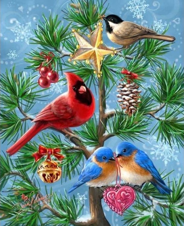 Алмазная вышивка «Рождественское дерево» — картинка 2