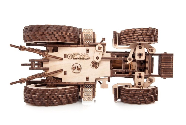 Сборная модель деревянная 3D EWA «Трактор Беларус 2022» — картинка 4