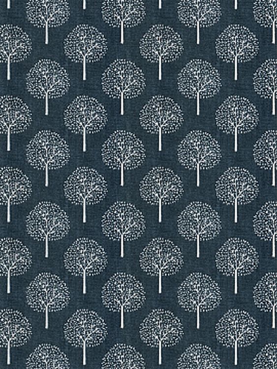 Ткань льняная, 3 м x 150 см, 140 г/м², цвет: серый, растительный принт, TBY — картинка 4