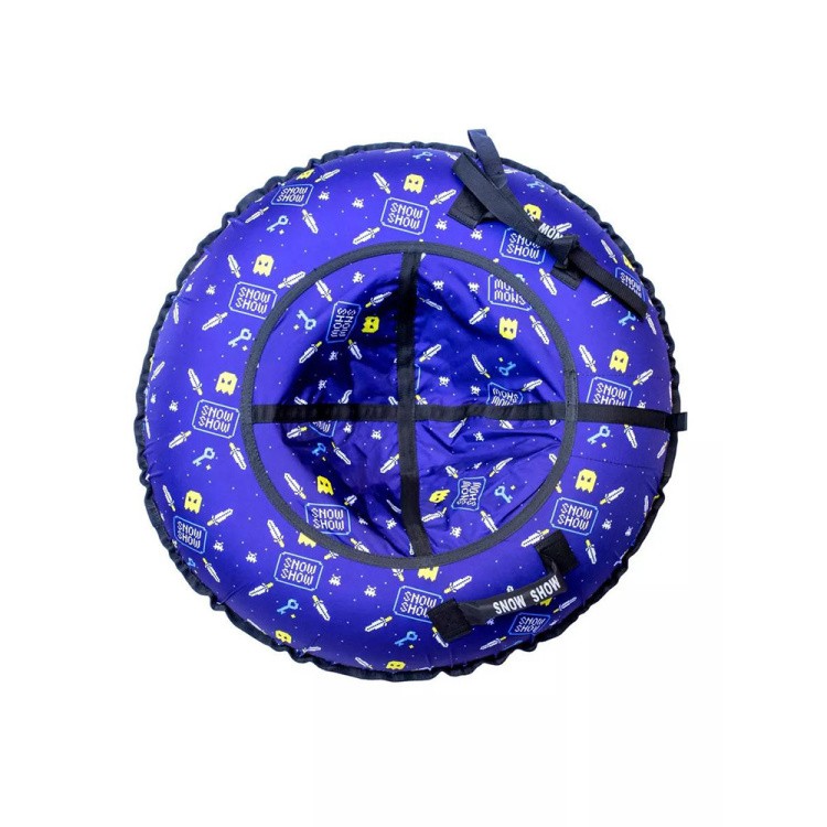 Детская зимняя ватрушка тюбинг для катания 118 см — картинка 5