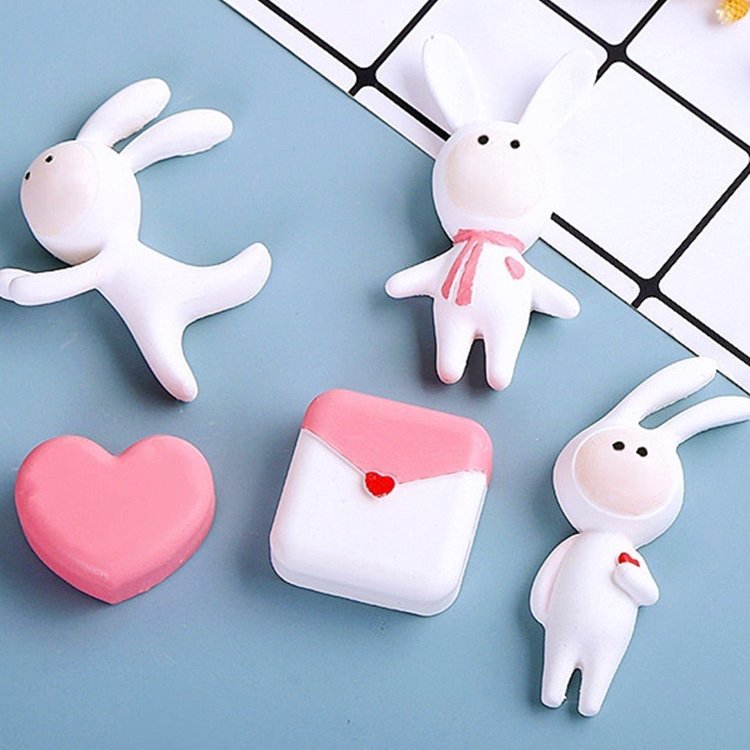 Силиконовый молд - Зайка №1, 7,5x7см, 1 шт. — картинка 2