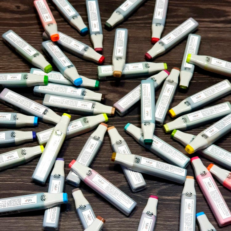 Спиртовая заправка 020 коричнево-желтый — картинка 2