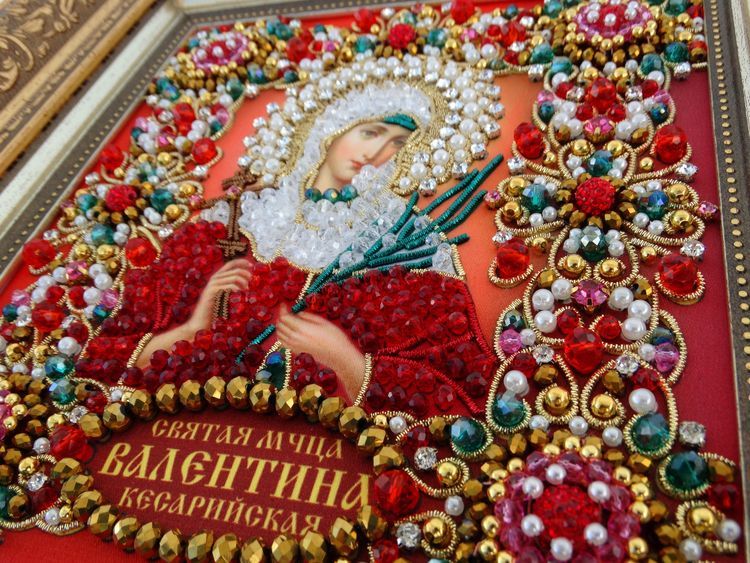 Набор вышивки хрустальными камнями «Святая Валентина» — картинка 9