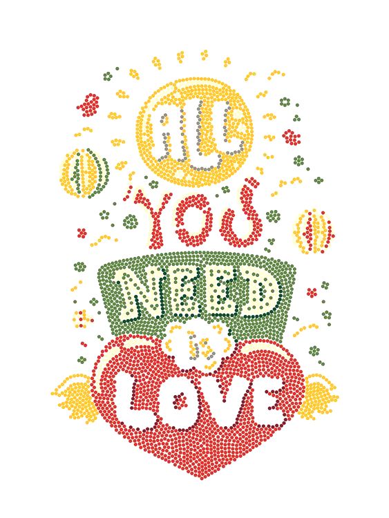 Алмазная вышивка «Всё, что тебе нужно-любовь» — картинка 2