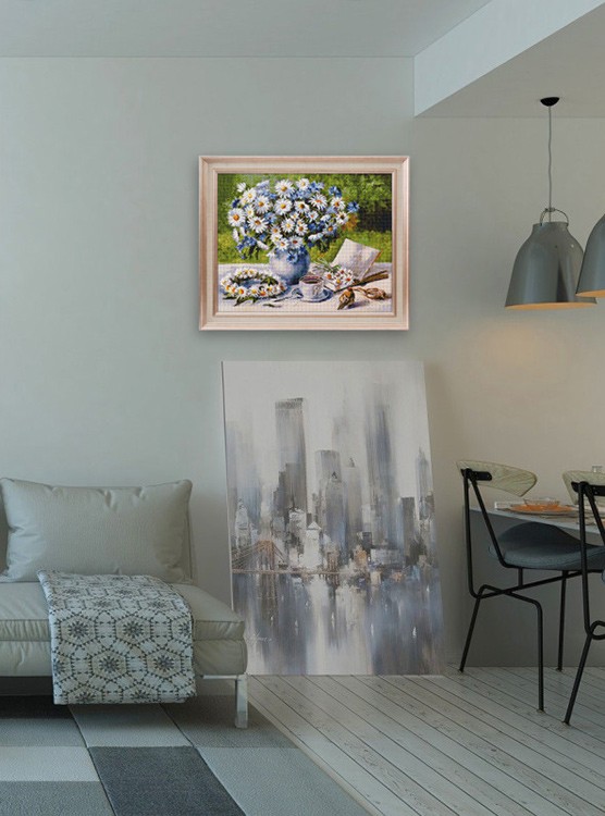 Алмазная вышивка «Ромашковое настроение» — картинка 10