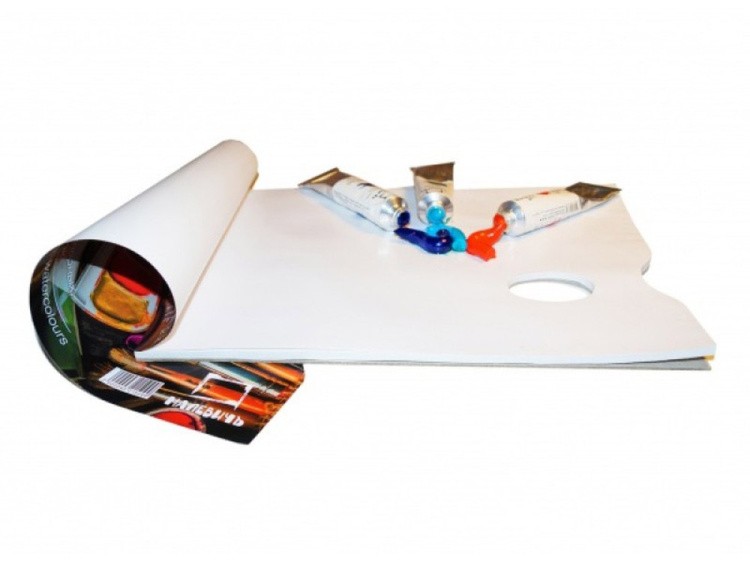 Одноразовая бумажная палитра, 40 листов — картинка 2