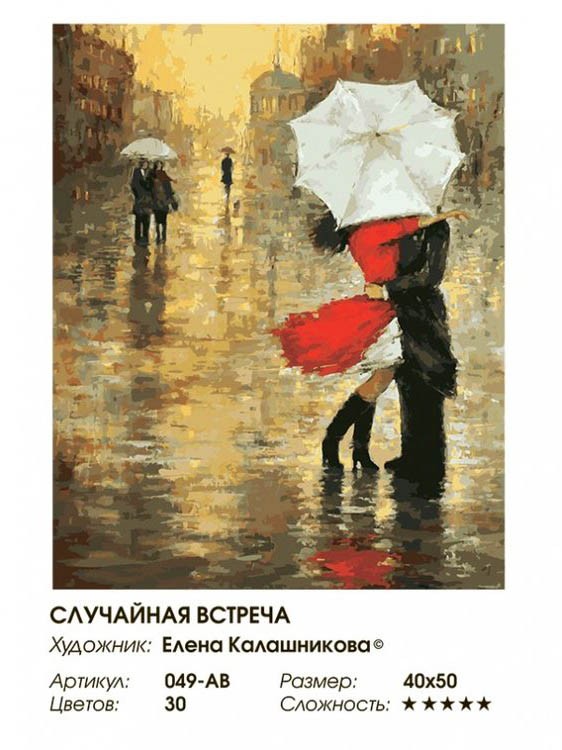 Картина по номерам «Встреча» — картинка 2