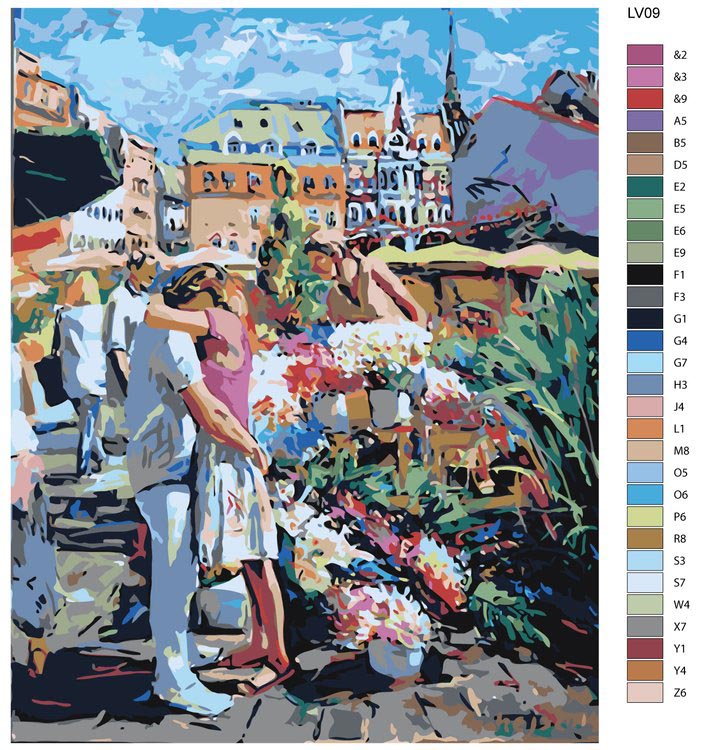 Картина по номерам «Встреча» — картинка 2