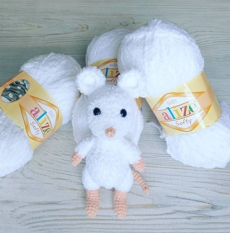 Пряжа ALIZE Softy (374), гиацинт, 5 шт. по 50 г — картинка 4