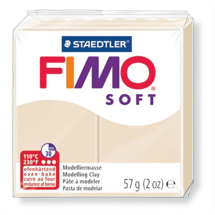 Полимерная глина FIMO Soft, цвет: сахара, 57 г