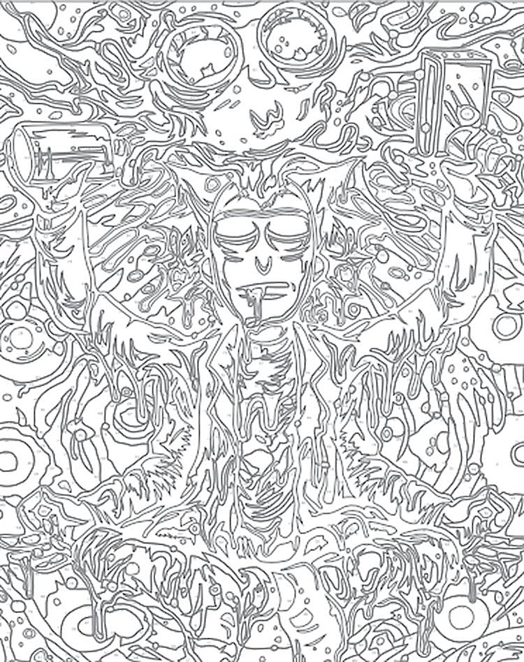 Картина по номерам «Многорукий Рик и Морти» — картинка 2